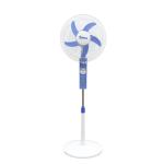 12V DC 16 Inch Solar Rechargeable Standing Fan With Battery And Led Light