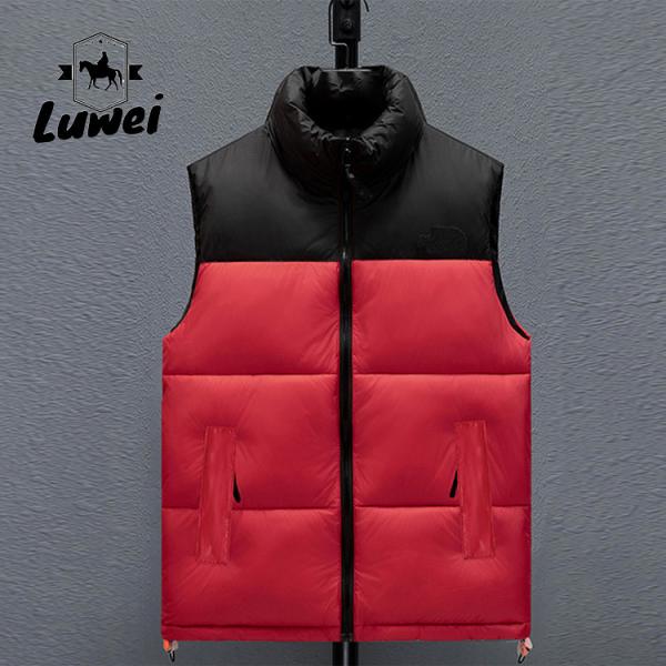 Buy cheap Winter Clothing Thick Gilets Quilted Warm Utility Contrasting Colors Sleeveless Waistcoat Vest Plus Size Vest Men from wholesalers