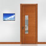 European Style Fireproof Wood Doors 2 Hours Swing Composite HDF