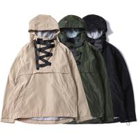 Buy cheap Plus Size Hooded Anorak Jacket Pullover Closure Type US European Asian Size product