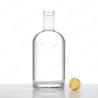 Buy cheap Custom Cylindrical Clear or Frosted Whiskey Vodka Brandy Gin Rum Tequila Wine Bottle with Cork from wholesalers