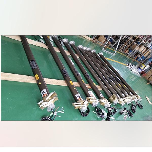 6m locking pneumatic telescopic mast for mobile CCTV vehicle telescoping mast