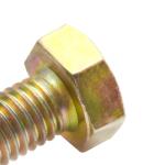 DIN933 ISO4017 EN24017 Hexagon Head Bolts Full Thread Zinc Carbon Steel / Alloy