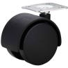Buy cheap 50mm nylon double wheel furniture castors from wholesalers