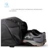 Buy cheap Black Badminton Racket Bag Backpack Jacquard Polyester Lightweight from wholesalers
