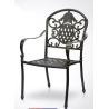 Buy cheap 65*65*90cm Cast Aluminium Stacked Chairs for Dining Restaurant Outdoor Garden Balcony from wholesalers