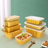 Buy cheap Restaurant BBQ Air Fryer Tin Foil trays Rectangle Takeaway Aluminium Foil Pan from wholesalers