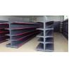 Buy cheap Store Retail Display Racks Supermarket Equipment Supermarket Shelves Frosted Gray from wholesalers