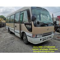 Buy cheap 26 - 30 Seats 2015 Mini Used Coaster Bus 6620 * 2240 * 3020 Mm Manual Transmissi product