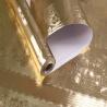 Buy cheap Gold Aluminum Foil 3D Embossed Wall Paper for Furniture Stickers from wholesalers