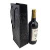 Buy cheap black wine paper bag red wine gift bag two bottle wine shopping bag from wholesalers