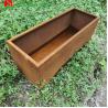 Buy cheap Weather Proof Flower Pot Garden Metal Ornaments Corten Steel Planter Box 1.5m Length from wholesalers