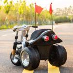Dual-Drive 540 Motor 12V Electric 3 Wheels Off-Road Ride On Motorcycle Toy Car