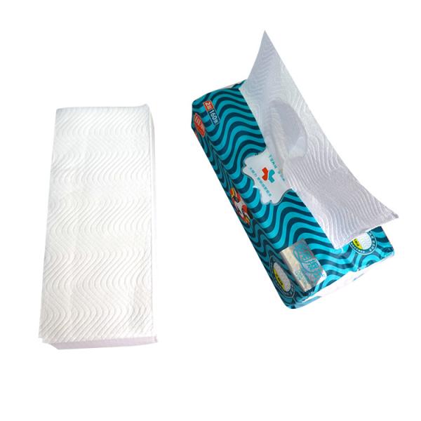 Buy cheap Multipurpose 2 Ply Kitchen Tissue Paper Roll C Fold Wood Pulp Material from wholesalers
