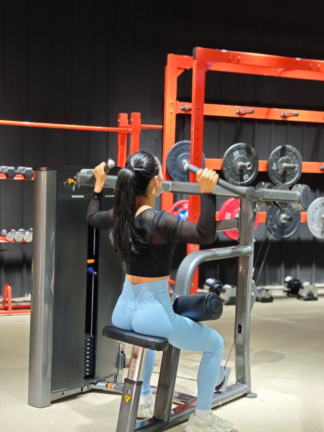 Lat Pulldown Indoor Commercial Pin Loaded Gym Equipment for Distribution