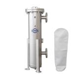Stainless Steel Vertical Style Industrial Flowline Bag Filter Housing Waste