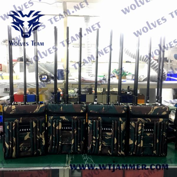 Buy cheap 6 Bands 150 Meters 80w Mobile Signal Jammer Device Blocking 2G 3G 4G 5G from wholesalers