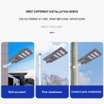 5V 65W Integrated Solar Street Light With Aluminum Housing All In One Solar