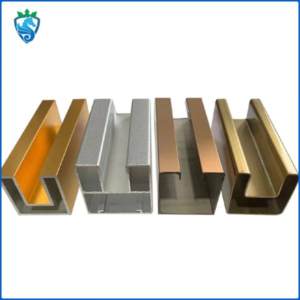Buy cheap Aluminum Profile U-Groove Guide Rail Chute Glass Aluminum Handrail Architectural Aluminum from wholesalers