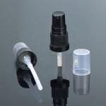 18mm 18/410 Factory Price Black Plastic Lotion Spray Pump With Clear Cap