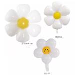 Ins Style Cute Daisy Flower Shape Foil Balloons Globos Party Decoration