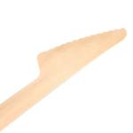 Disposable Biodegradable 185mm Wooden Strong Knife Fork And Spoon Old Style