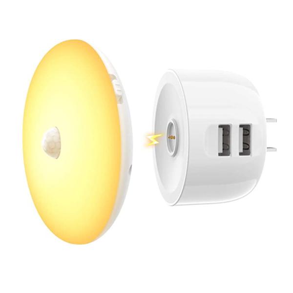 Buy cheap 20LM 0.5W Detachable LED Night Light Rechargeable 0.1A With Dual USB Ports from wholesalers