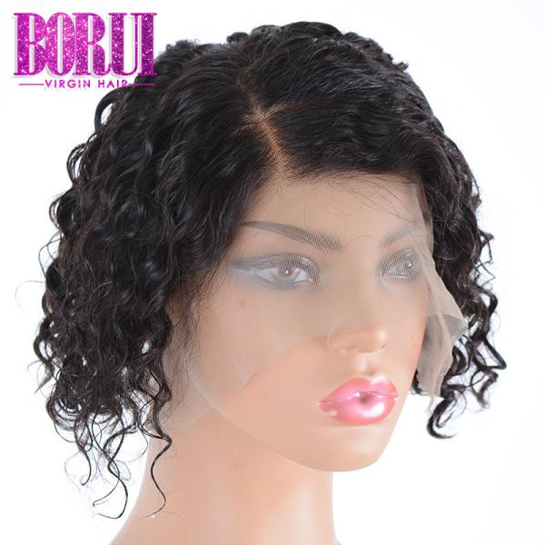 Buy cheap Summer Brazilian Pixie Cut Short Hair Wig Deep Wave Curly Bob Wig Dyed Bleach from wholesalers