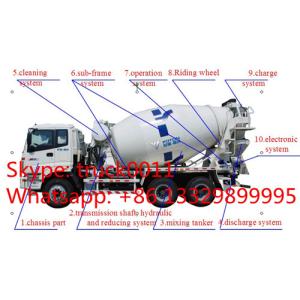 2017s new best price 8m3 FOTON ROWOR 6x4 concrete mixer truck for sale, factory