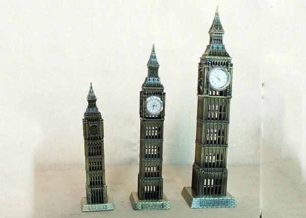 Buy cheap Home Decor DIY Craft Gifts London Famous Big Ben Clock Statue Iron Material from wholesalers