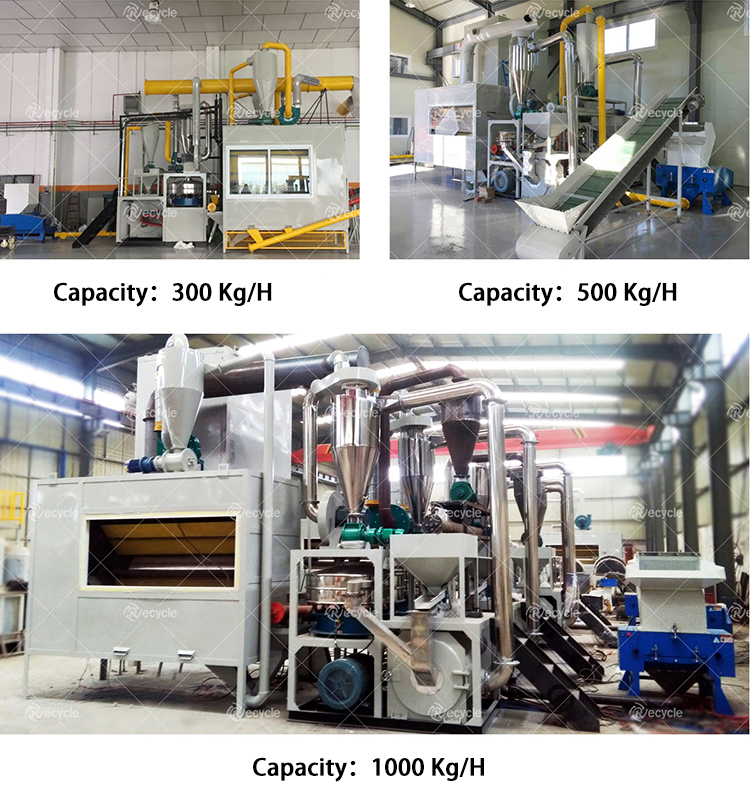 Plastic PVC Aluminum Electrostatic Separator Soft Package luminum Foil Recycling Machine