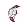 Buy cheap 316L Case Genuine Leather Strap Automatic Wristband Watch Waterproof from wholesalers