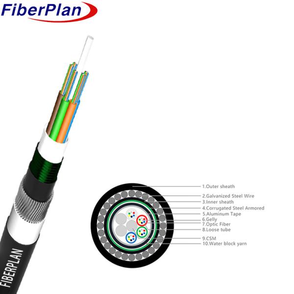 Buy cheap High-Strength Loose Tube Direct Burial Cable GYTA53 for Outdoor Aerial Installation from wholesalers