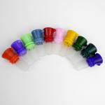 Thick Bong Spare Parts Glass Bong Slides With Handle Bowl Funnel Male Hourglass