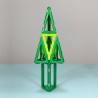Buy cheap Popular Educational Magnetic Tiles Freestyle Pine Shapes Magnetic Pattern Blocks from wholesalers