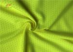 Sweat Wicking Polyester Spandex Stretch Fabric Sports T - Shirt Bird Eye Mesh