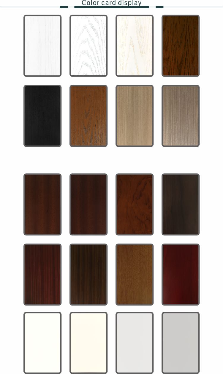 45mm Thick Modern Fireproof Wood Doors 2 Hour Fire Rated Wood Door