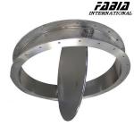 200mm 150mm 110mm Stainless Steel Flanged Ventilation Butterfly Valve For Water