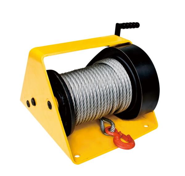 Buy cheap GR2000 Single Drum Worm Gear Winch 1500 - 3000 Lb With Cable Weight 78kg from wholesalers
