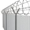 Buy cheap Factory price galvanized and pvc coated anti climb security airport fence prices from wholesalers