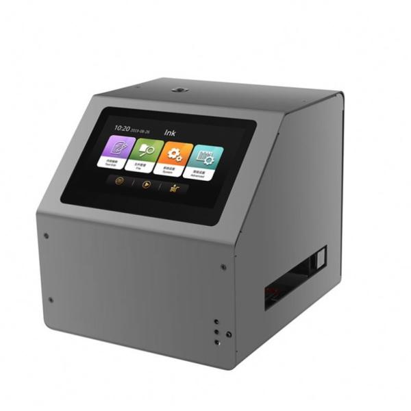 Buy cheap Smart Static Desktop Bottle Batch Coding Machine With Touch Screen from wholesalers