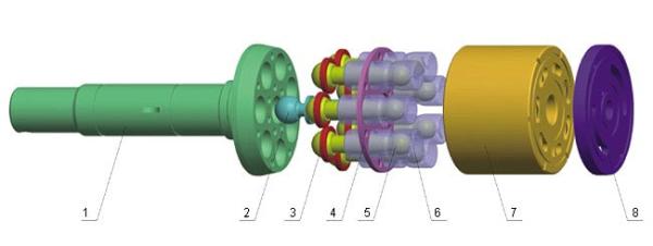 Quality Hydraulic Piston Kayaba Pumps KYB37/87 for sale