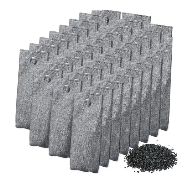 75g Activated Bamboo Charcoal Air Purifying Bag for Eliminating Refrigerator