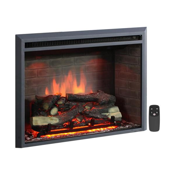 Buy cheap Experience the Warmth and Ambiance of AJUNION Modern 33inch Electric Fireplace Heater from wholesalers