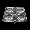 Buy cheap 50*50mm 30 Degree 4 In 1 LED Light Lens PC Material For Flood Lighting SMD7070/ 5050/4*3030 LED from wholesalers