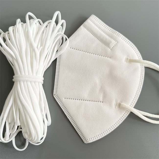 3.5mm 6mm 4mm 5mm Round Elastic Cord Polyester Spandex For 3D Face Mask