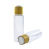 Buy cheap Hot selling natural clear PET plastic lotion pump bottle with bamboo cap 200ml from wholesalers