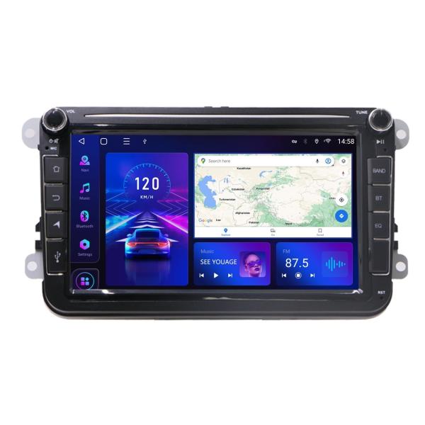 Android Car Radio for VW/Passat b5 6/Golf/Touran/Caddy /Jetta /Polo/Seat 8Inch