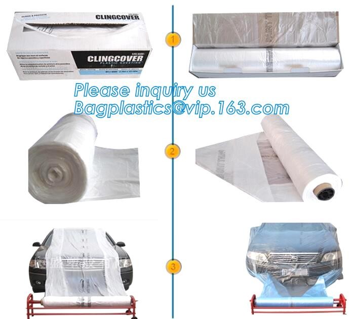 make to order painter drop dust sheet,dust proof transparent dust sheet cover made in china, transparent plastic cover s