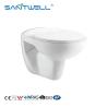 Buy cheap Ceramic Wall Hung WC Rimless Toilet with Soft Closing Seat Cover from wholesalers